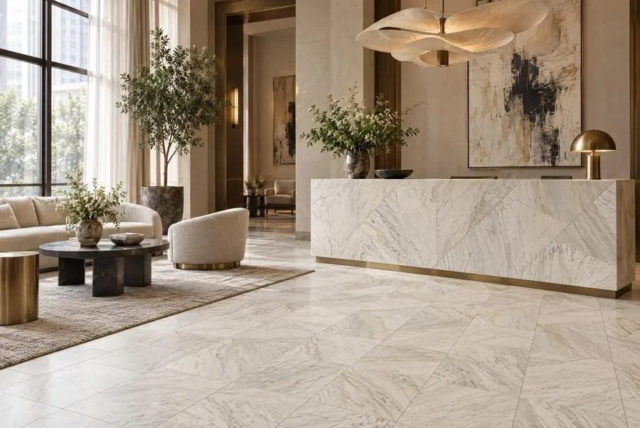 Ajax Gold marble lobby
