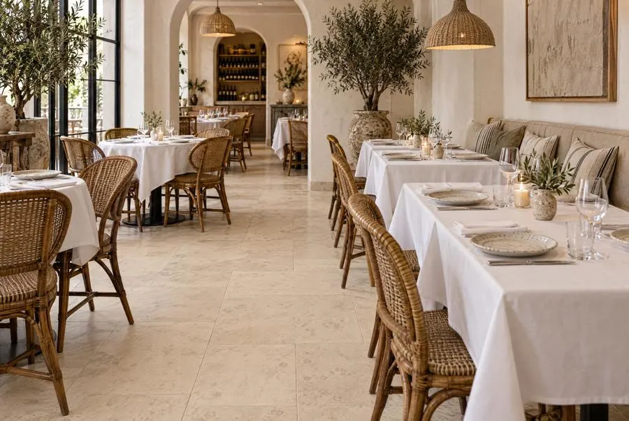 Atrani Beige marble bar