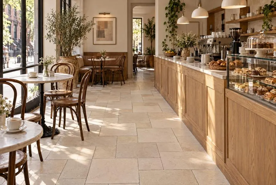 Belga Blonde limestone bar