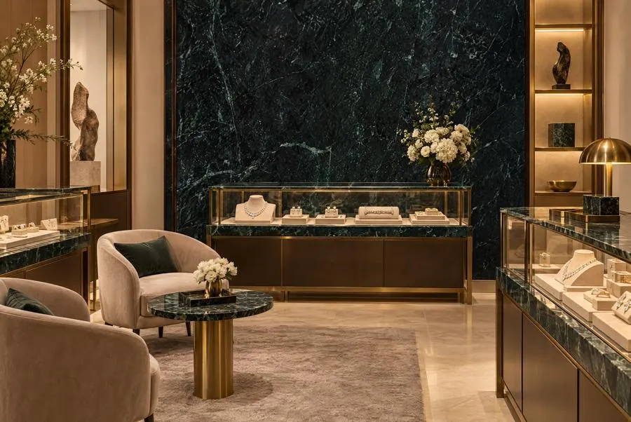 Empress Green marble shop