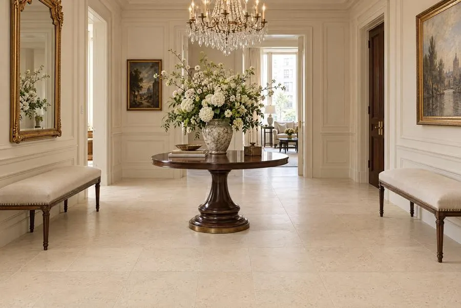 Fontenay Clair limestone entry