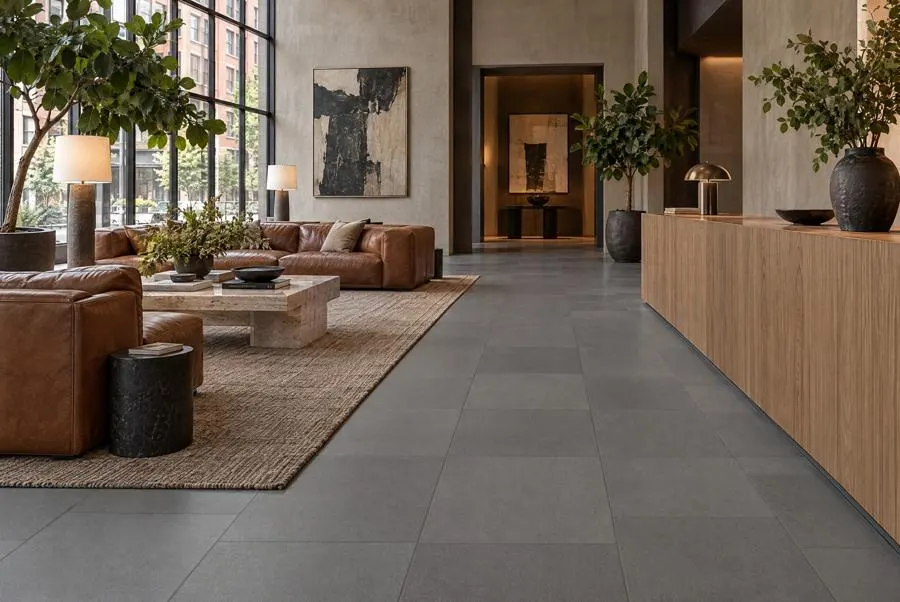Grey Basalt basalt lobby