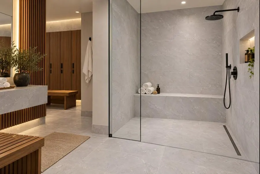 Iceland Grey marble spa