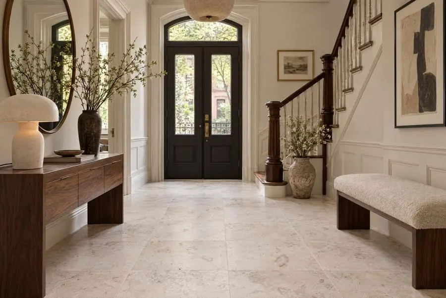 Jura Beige limestone entry