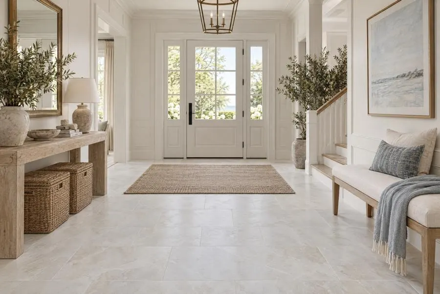 Mona Cream marble entry