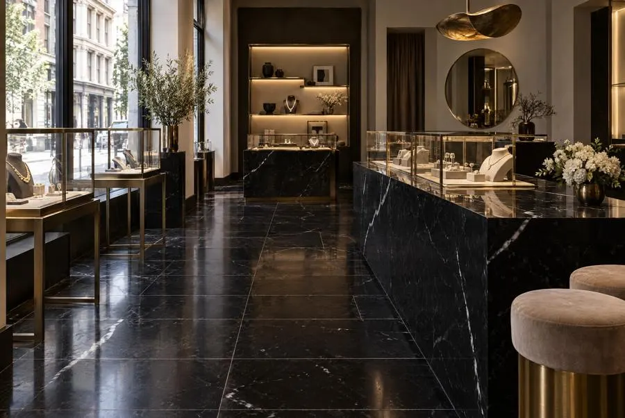 Nero Marquina marble shop