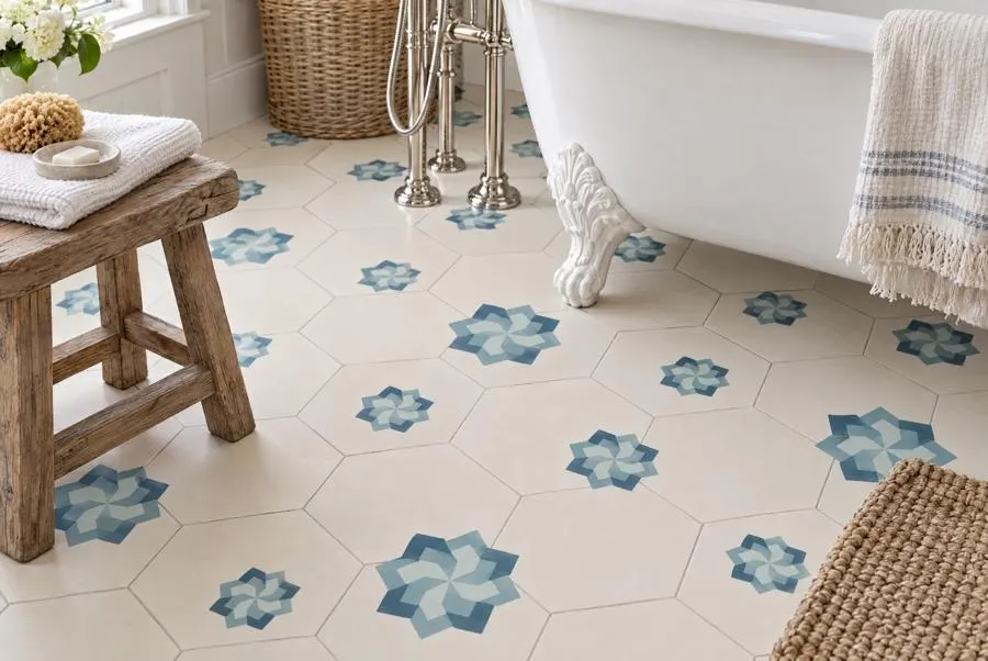 Bathroom in Loom Hexagon