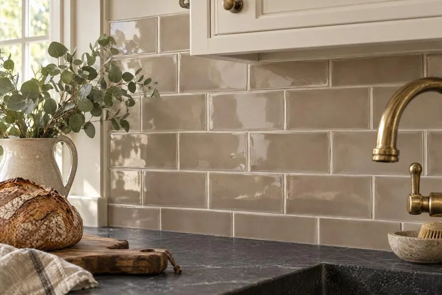 Kitchen in Potters, eucalyptus