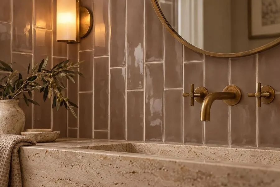 Powder room in Potters, timberline