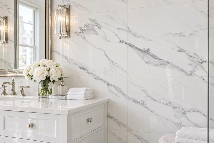 Bathroom in Tableau Marmo