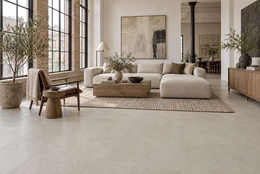 Pina Beige limestone living room