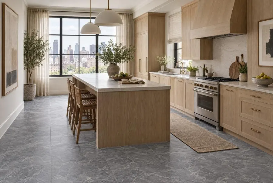 Sila Grey marble kitchen