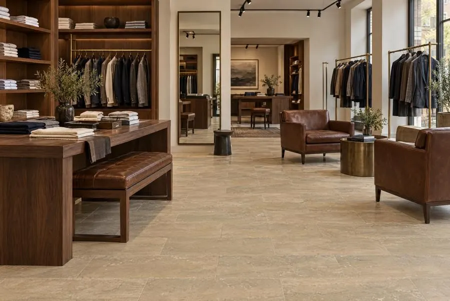Silver Beige travertine shop