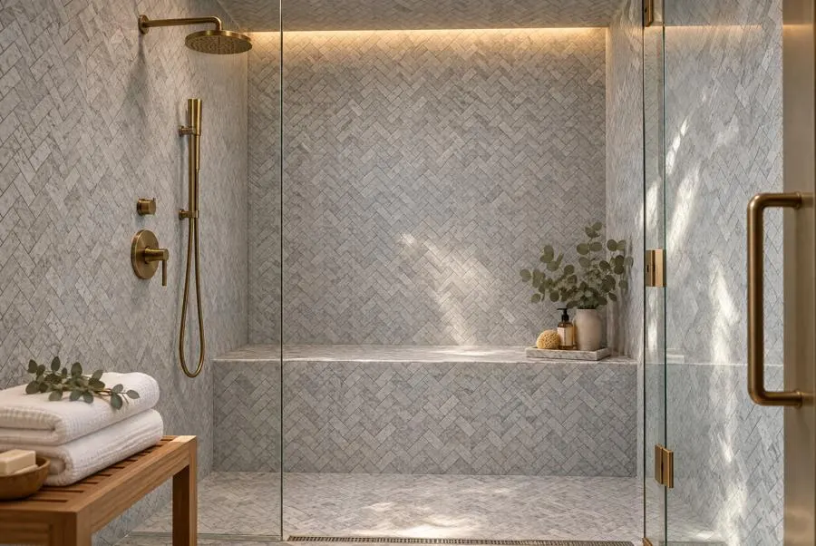 Spanish Grey marble floor