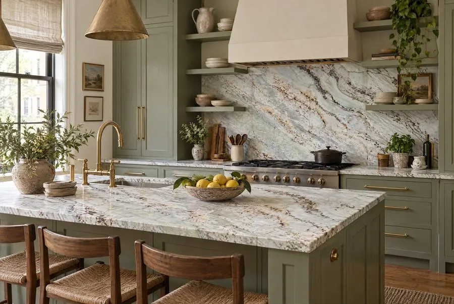 Tara marble kitchen