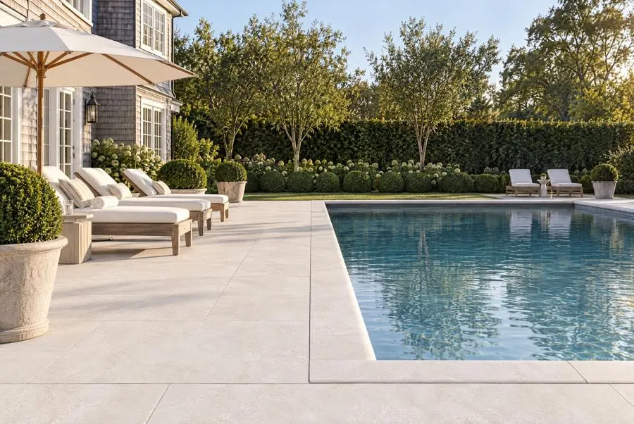 Terrace in Foundation Stone, porcelain paver