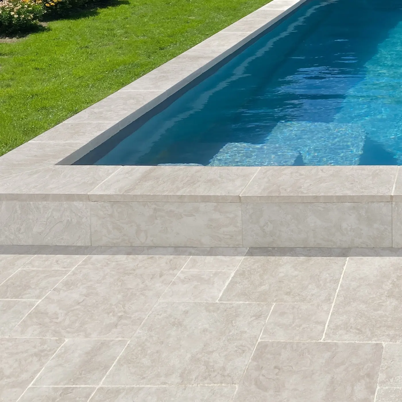 Ocean Reef limestone installed