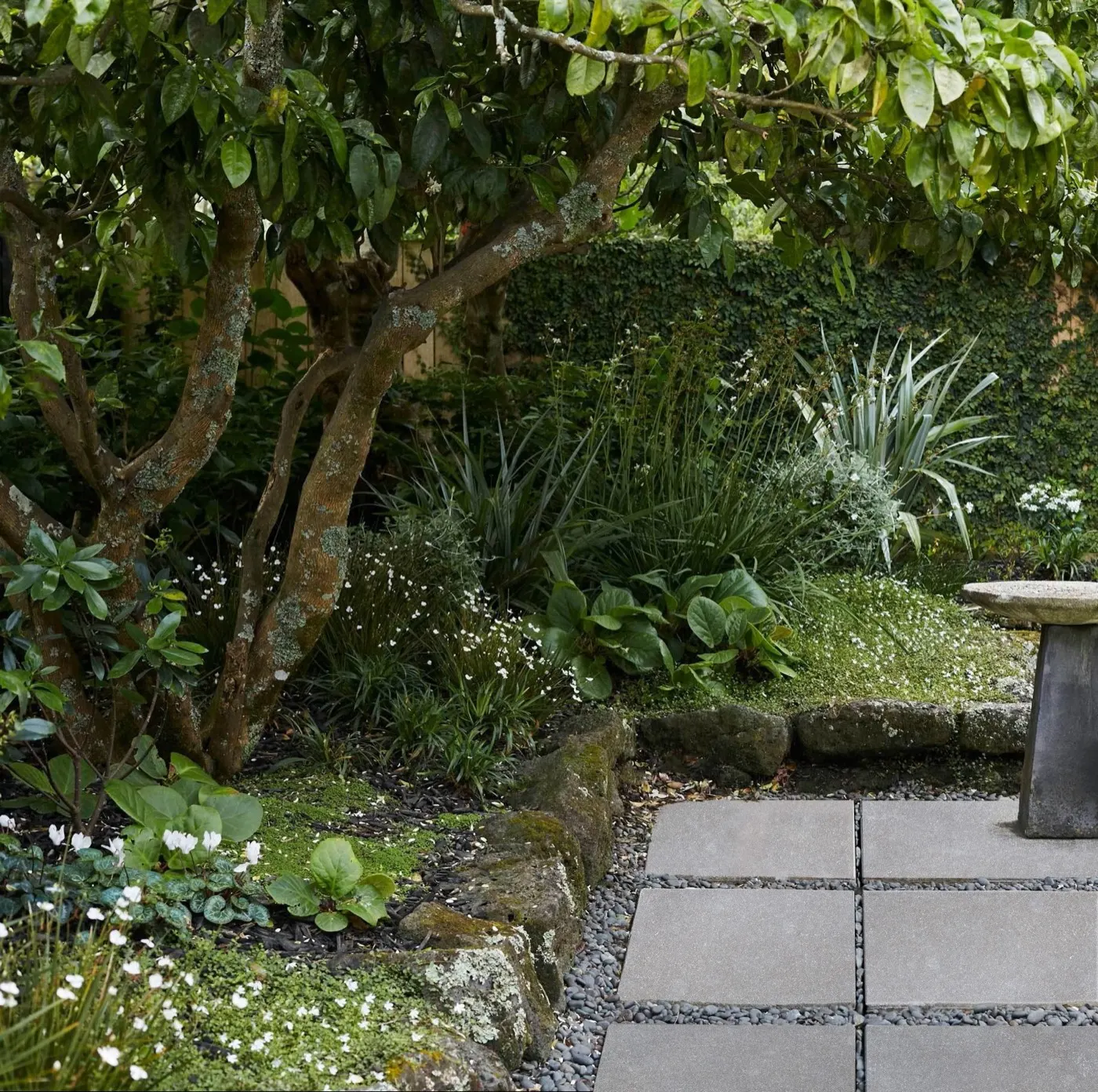 Purbeck Grey limestone installed