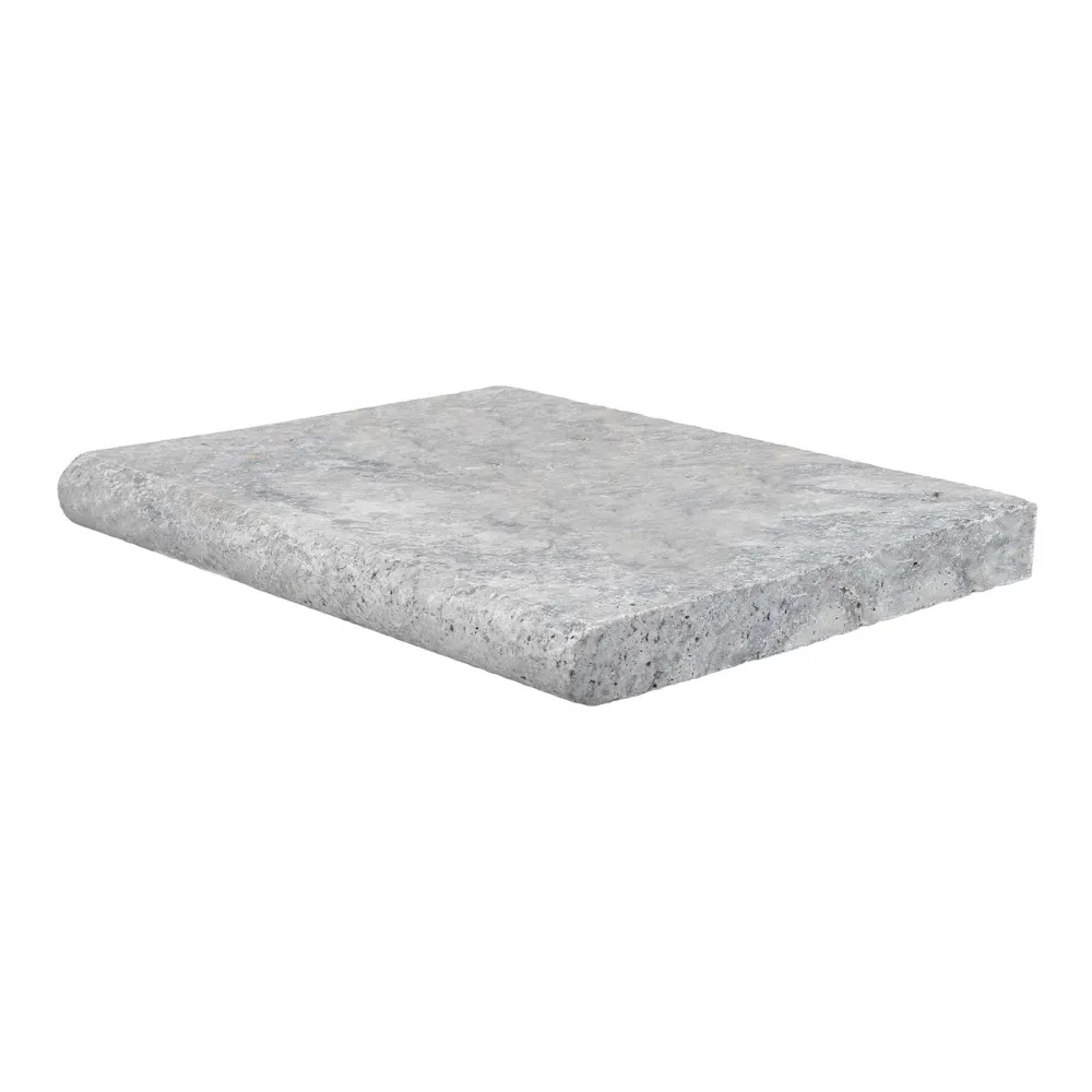 Silver travertine