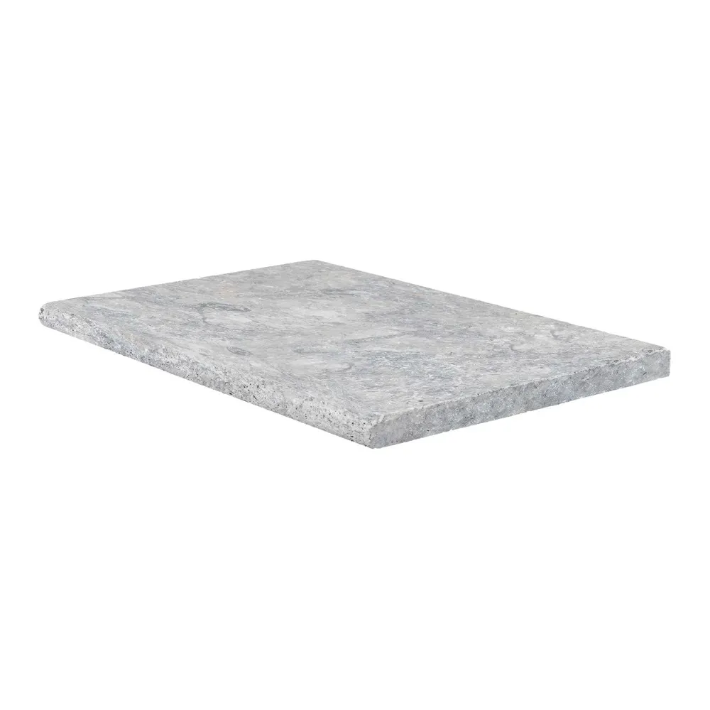 Silver travertine