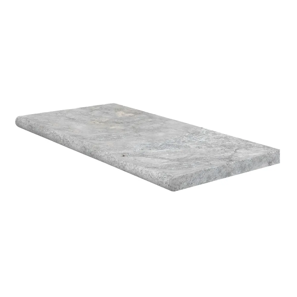 Silver travertine