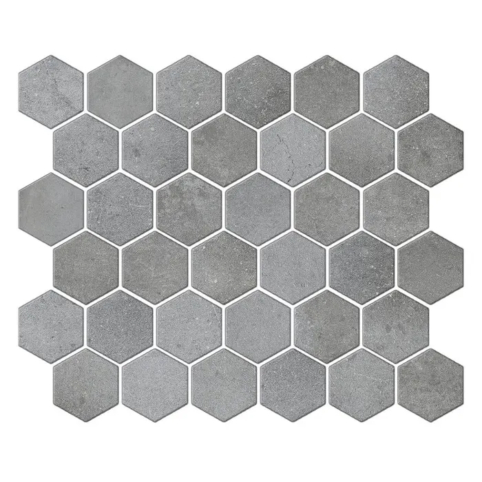 Anvil 2 in hexagon · pewter