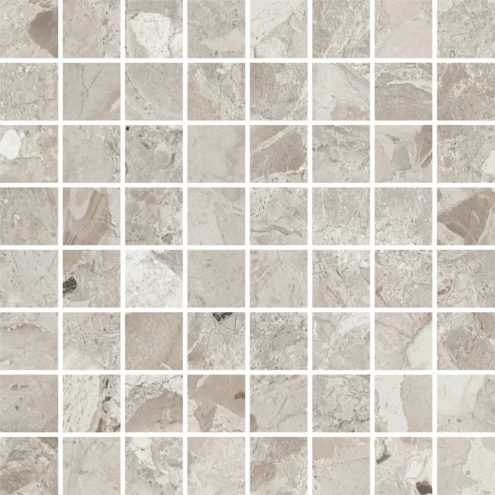 Biancone 1.5 x 1.5 in mosaic · mocaccino