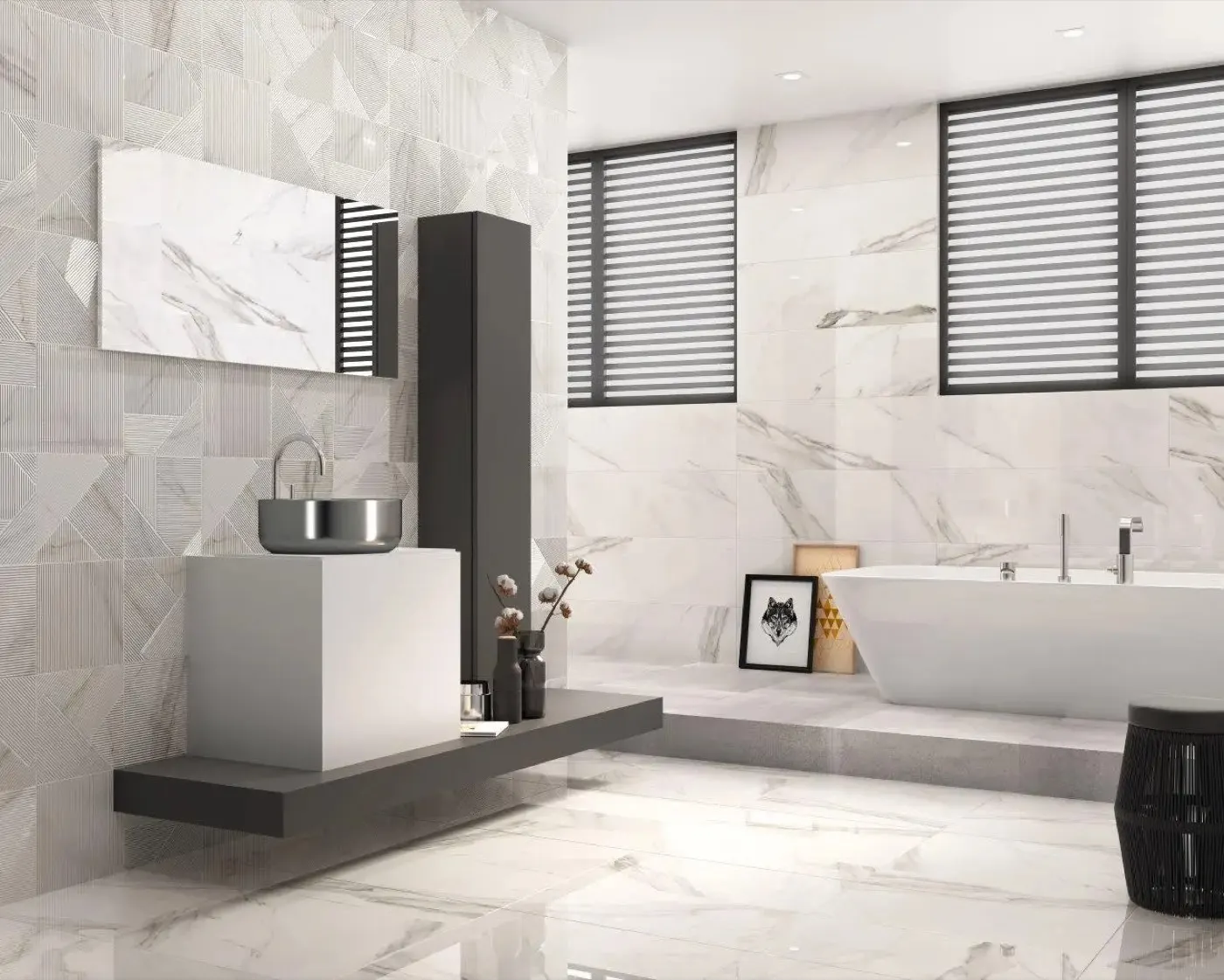 Calacatta Bianca, photo 4 (Installed)