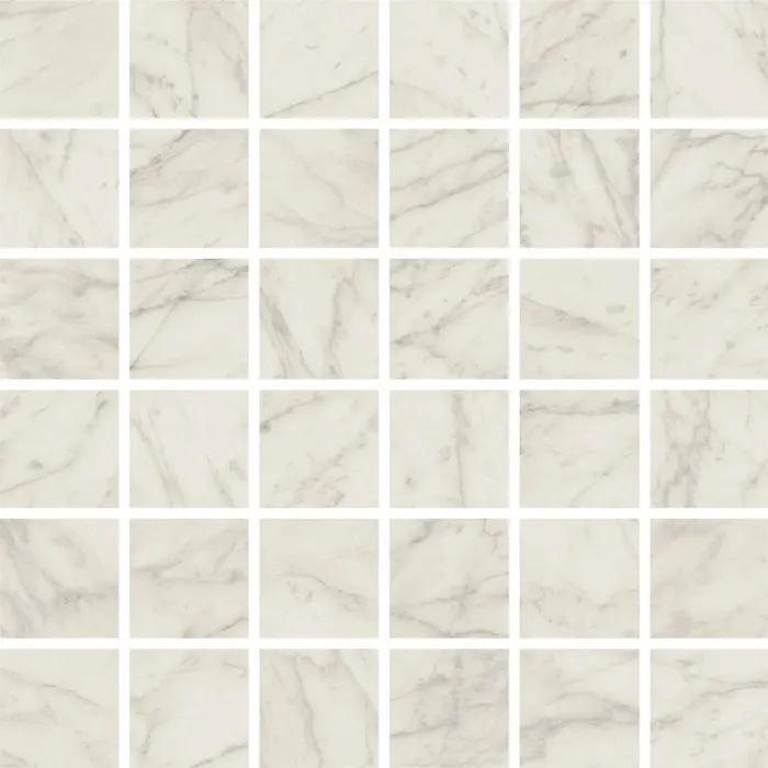 Carrara Emblem 2 x 2 in mosaic