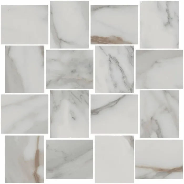 Charisma mosaic · chisel charisma calacatta gold