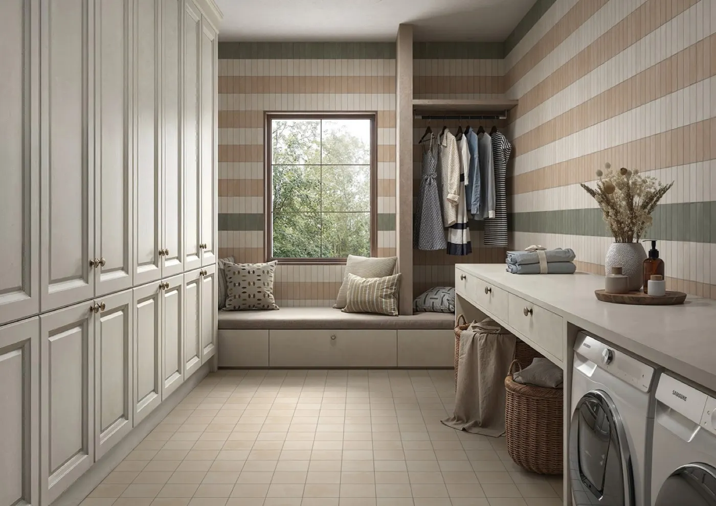 Claybrook, photo 2 (Installed · Almond Mist)