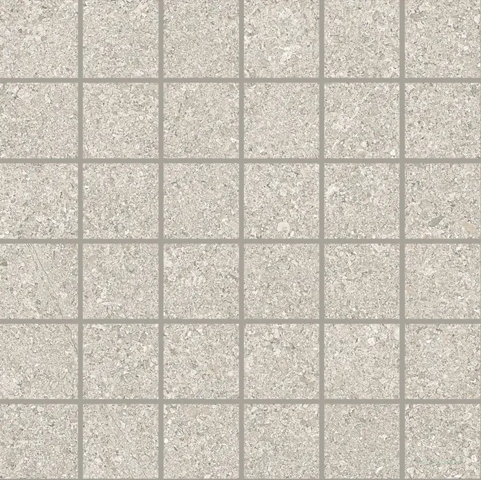 Contour Stone 5 x 5 in mosaic · grey