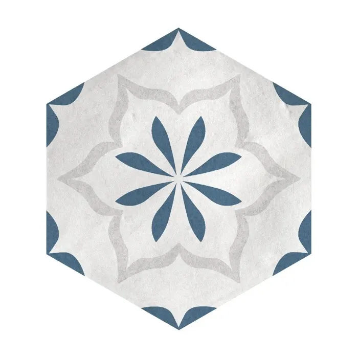 Cordoba hexagon · ocean blue