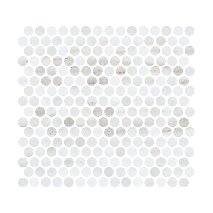 Cornerstone II penny round · calacatta lincoln