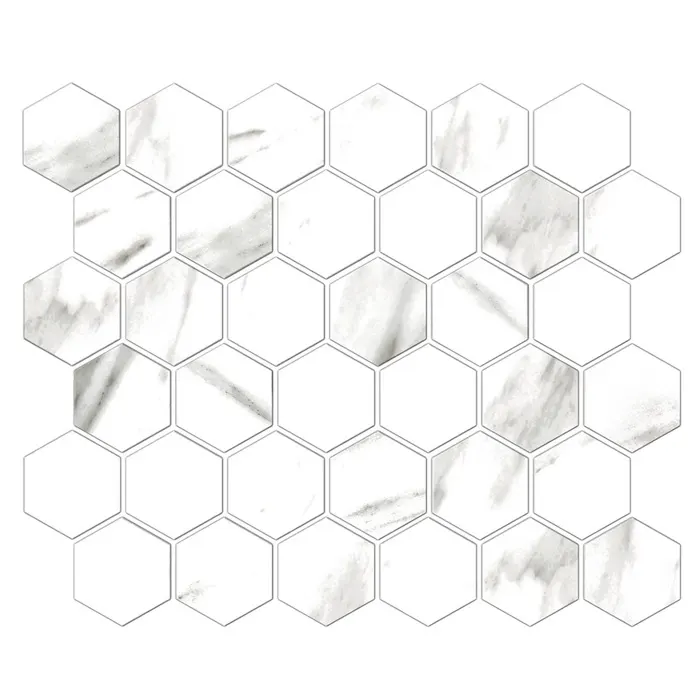 Cornerstone 2 in hexagon · carrara