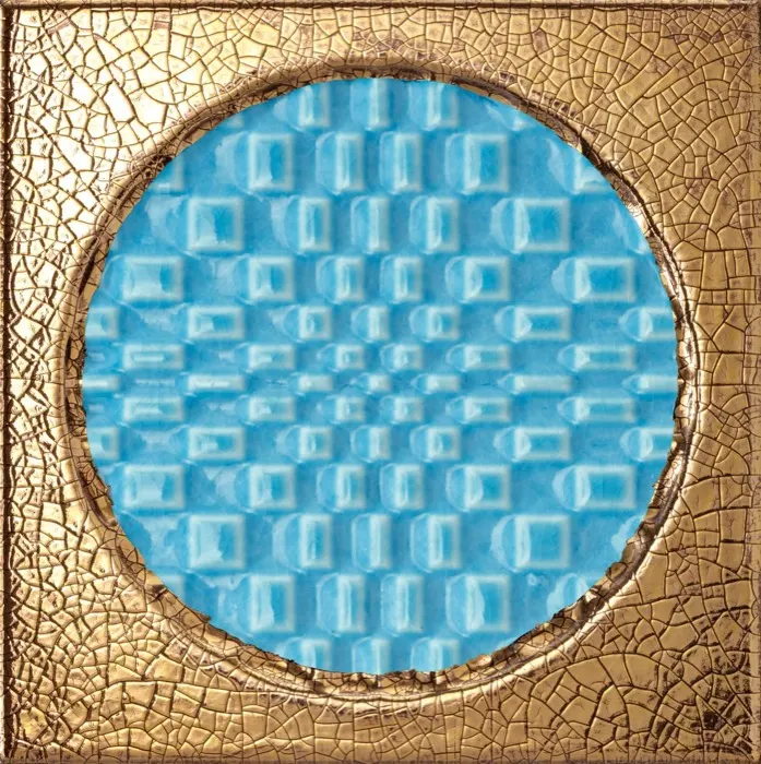 Cortona, photo 12 (Decoro Oro Geo Azzurro)