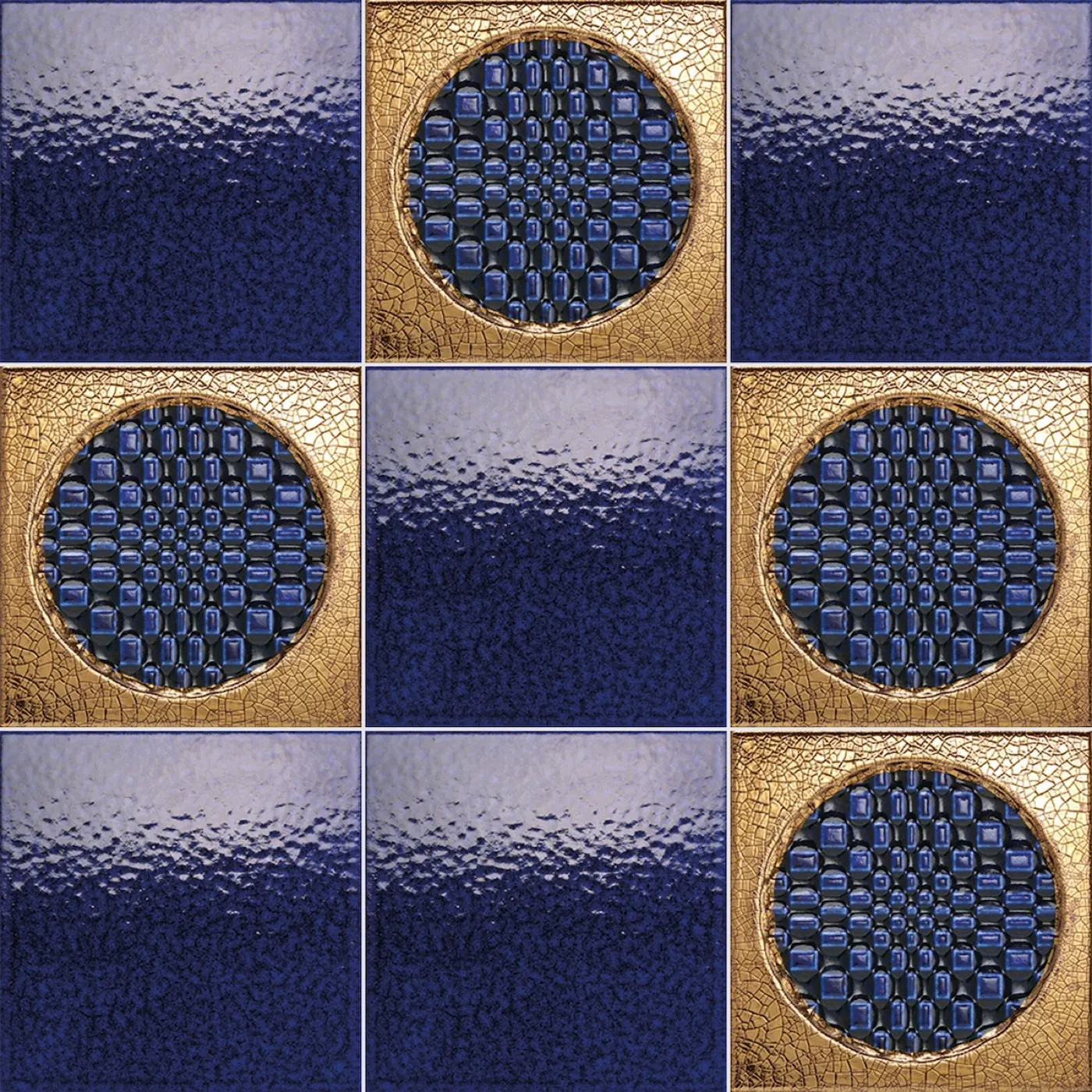 Cortona, photo 4 (Installed · Decoro Oro Geo Blu)