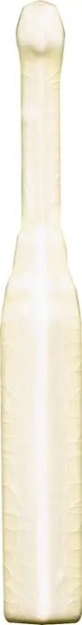Base board end cap in Bone