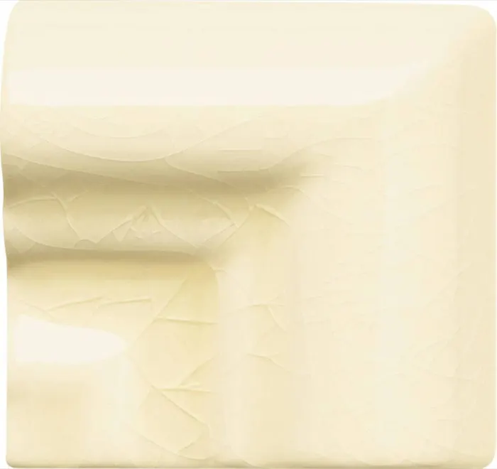 Rail molding frame corner in Bone