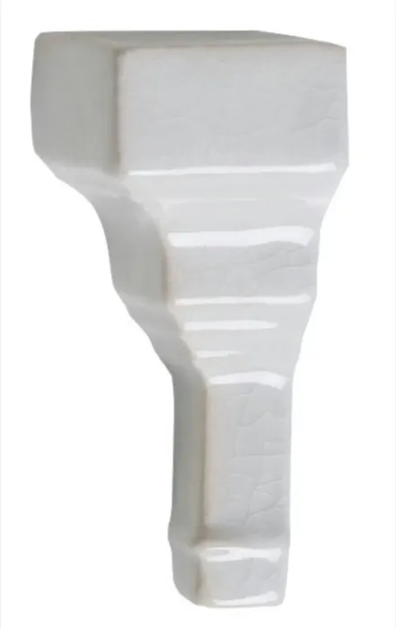 Chair molding end cap (2 in) in Cadet Gray