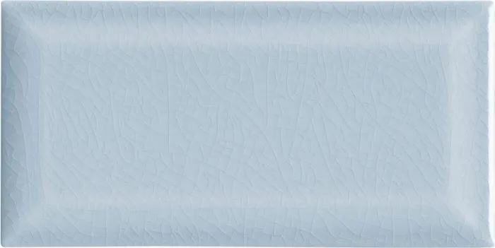 Beveled field tile, 3 x 6 in in Stellar Blue