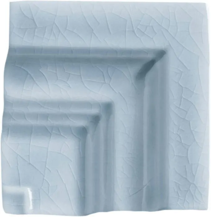 Chair molding frame corner (2 in) in Stellar Blue