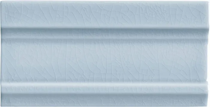 Crown molding, 3 x 6 in in Stellar Blue
