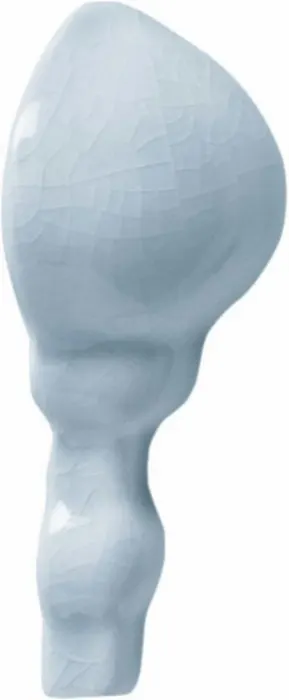 Rail molding end cap in Stellar Blue