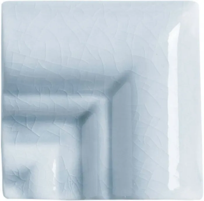 Rail molding frame corner in Stellar Blue