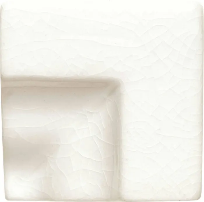 Chair molding frame corner (1.4 in) in White