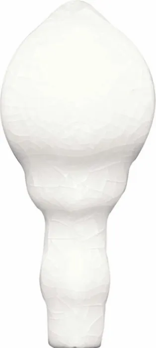 Rail molding end cap in White