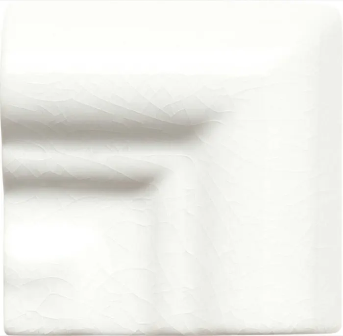 Rail molding frame corner in White