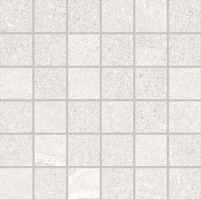 Crown mosaic · white