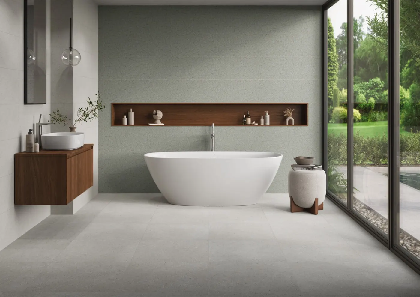 Dolce & Luce, photo 3 (Installed · Dolce Gris)